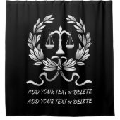 Anwalt, usw. Duschvorhang (Vorderseite)