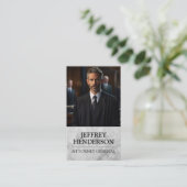 Anwalt vor Gericht | Rechtsrecht Terminkarte (Stehend Vorderseite)