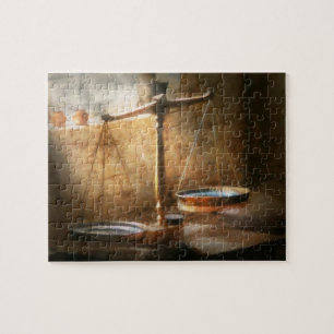 Anwalt - Waage - Ausgewogenes Recht Puzzle