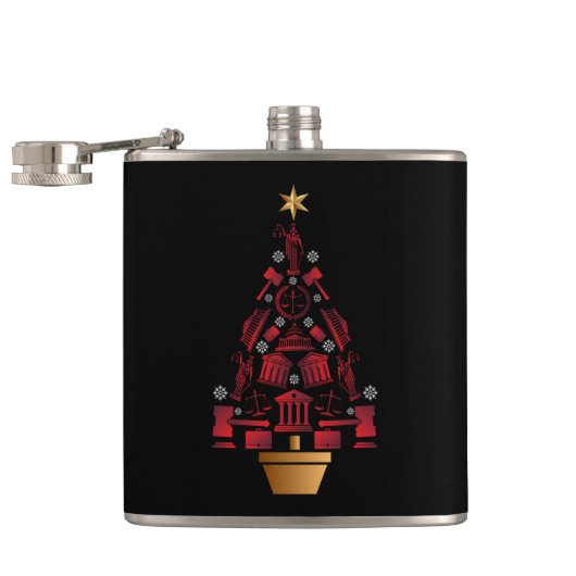 Anwalt Weihnachtsbaum Flachmann (Geöffnet)