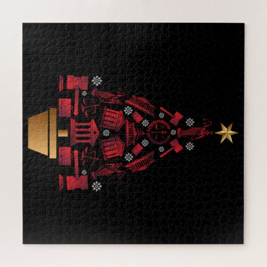 Anwalt Weihnachtsbaum Puzzle (Horizontal)