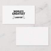 ANWALT WELTBEST TELEFONNUMMERKARTE (Vorne/Hinten)