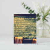 Anwalt Whitman Zitat Postkarte (Stehend Vorderseite)