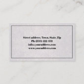 Anwälte auf dem Law Black Royal Horse Emblem Visitenkarte (Rückseite)