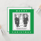 Anwälte Diffamierung von Charakter Snowman Karte (Vorderseite/Rückseite Beispiel)