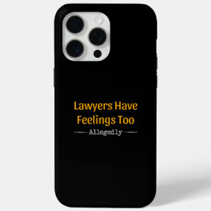Anwälte haben angeblich auch Gefühle - Rechtsanwal Case-Mate iPhone Hülle