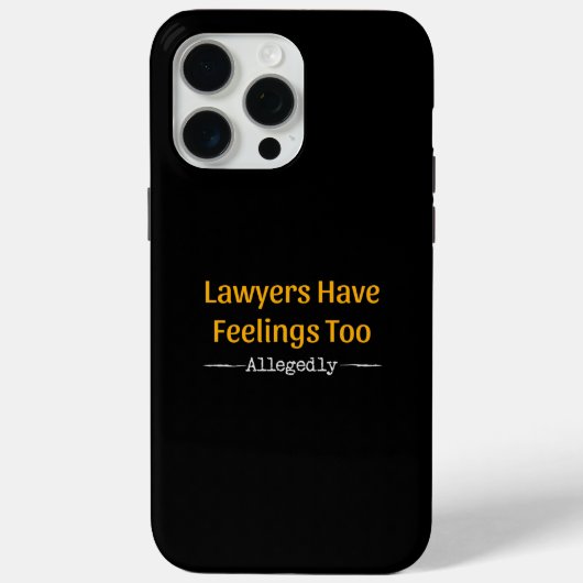 Anwälte haben Gefühle zu angeblich - Anwälte Case-Mate iPhone Hülle (Rückseite)