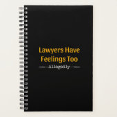 Anwälte haben Gefühle zu angeblich - Anwälte Planer (Vorderseite)