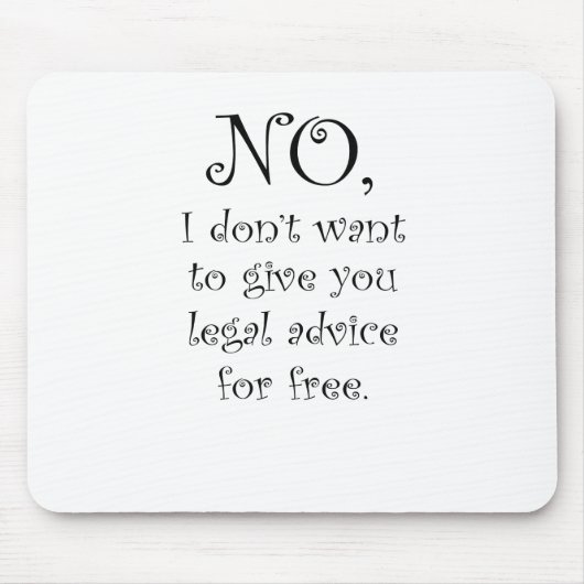 Anwälte Mousepad (Vorne)