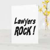 Anwälte Rock! Grußkarte Karte (Gelbe Blume)