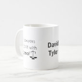 Anwälte tun das mit kaffeetasse (Vorderseite Links)