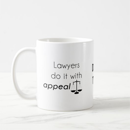 Anwälte tun das mit kaffeetasse (Links)
