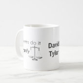 Anwälte tun es! kaffeetasse (Vorderseite Links)