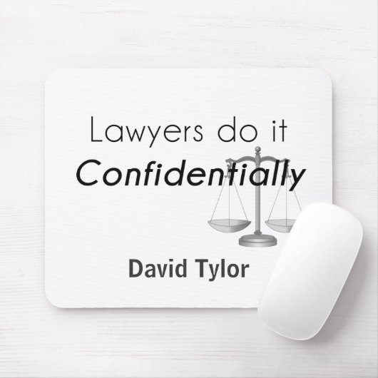 Anwälte tun es vertraulich mousepad (Mit Mouse)