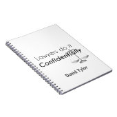 Anwälte tun es vertraulich notizblock (Rechte Seite)