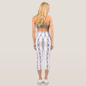 Anwälte von Navy White Gavels Leggings (Rückseite)