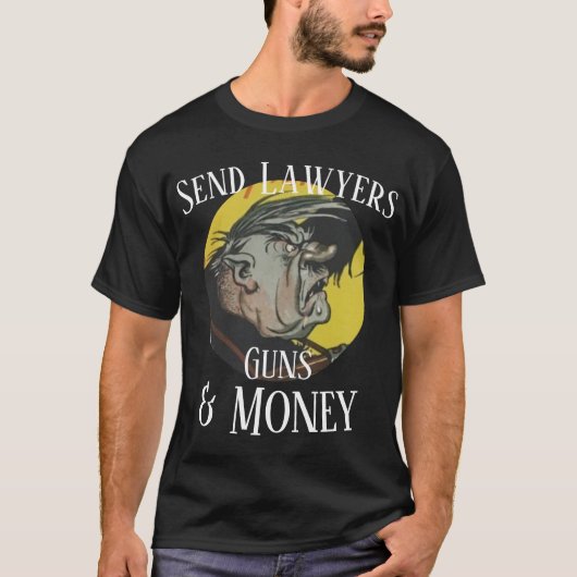 Anwälte, Waffen & Geld Wer bringt die Chips T-Shirt (Vorderseite)