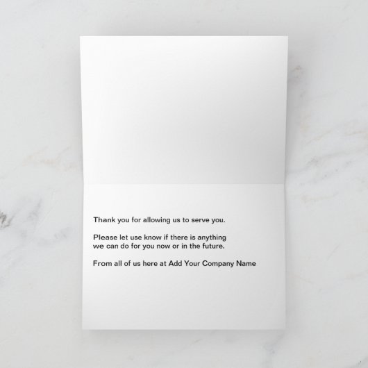 Anwältin danke Ihnen Karten (Innenseite)