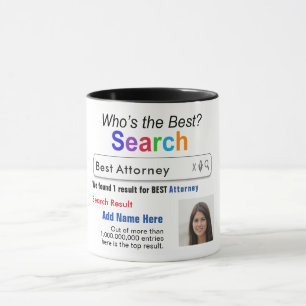 Anwältin - Funny Best Custom Search Geschenk Tasse