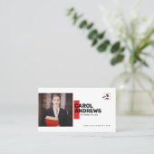 Anwältin für Rechtswissenschaften Visitenkarte (Stehend Vorderseite)