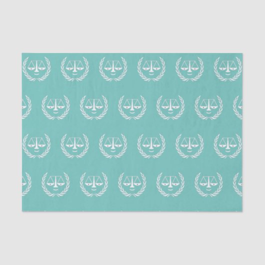 Anwältin Geschenk kreatives Gewebe Seidenpapier (Vorderseite)