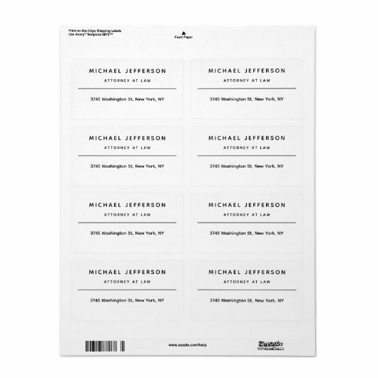 Anwältin Minimalistisch Classic Pro (Vorne)