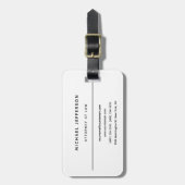 Anwältin Minimalistisch Classic Pro Gepäckanhänger (Vorderseite vertikal)