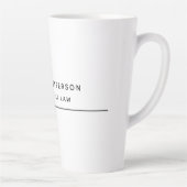 Anwältin Minimalistisch Classic Pro Milchtasse (Rechts)