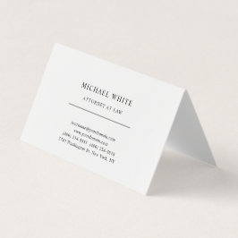 Anwältin Minimalistisch Classic Pro Visitenkarten