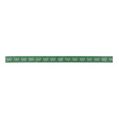 Anwältin spendet Green Satin Ribbon Satinband (Vorderseite)