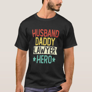 Anwältin T-Shirt für Ehefrau Frauenband Daddy Anwä