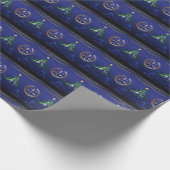 Anwältin Weihnachtsbaum Elegant Geschenkpapier (Ecke)