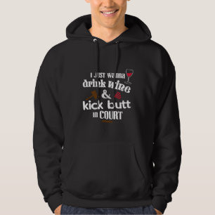 Anwältin Wine Lover Anwaltsanwaltsstudentin Hoodie