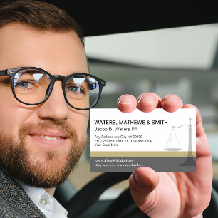 Anwalts-Geschäftskarten einzigartig Visitenkarte