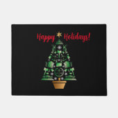 Anwaltsanwalt Weihnachtsbaum Fußmatte (Vorderseite)