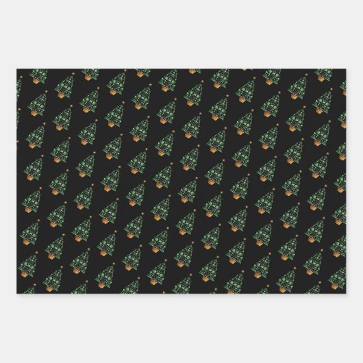 Anwaltsanwalt Weihnachtsbaum Geschenkpapier Set (Vorderseite 3)