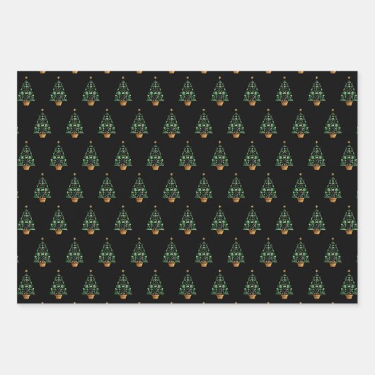 Anwaltsanwalt Weihnachtsbaum Geschenkpapier Set (Vorderseite 2)