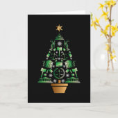 Anwaltsanwalt Weihnachtsbaum Karte (Gelbe Blume)