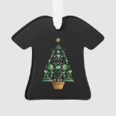 Anwaltsanwalt Weihnachtsbaum Ornament (Rückseite)