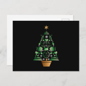 Anwaltsanwalt Weihnachtsbaum Postkarte (Vorne/Hinten)