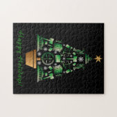 Anwaltsanwalt Weihnachtsbaum Puzzle (Horizontal)