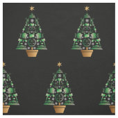 Anwaltsanwalt Weihnachtsbaum Stoff (Muster)