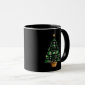 Anwaltsanwalt Weihnachtsbaum Tasse (VorderseiteRechts)