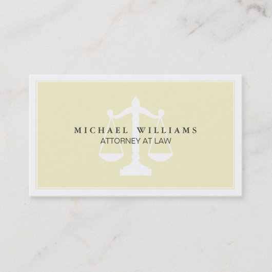 Anwaltsbüro der Anwälte des professionellen Visitenkarte (Vorderseite)