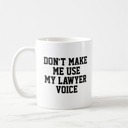 Anwaltsbüro - Geschenkidee Tasse | Funny Quote Slo (Links)