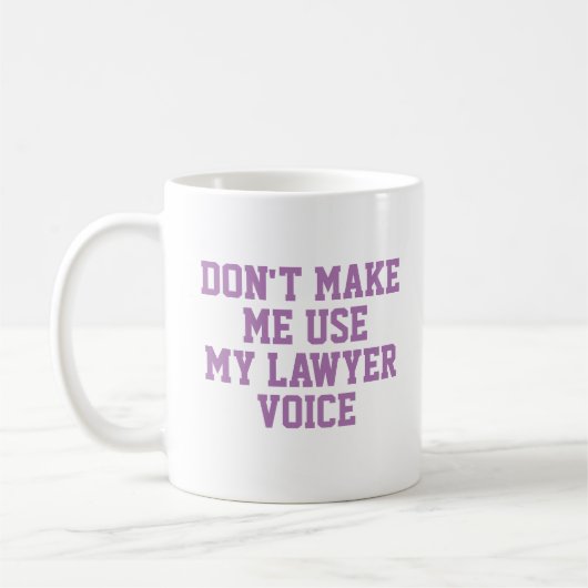 Anwaltsbüro - Geschenkidee Tasse | Funny Quote Slo (Links)