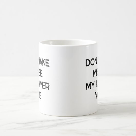 Anwaltsbüro Gift Tasse Funny Quote Slogan (Mittel)