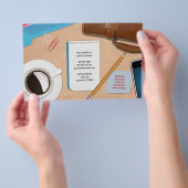 Anwaltsbüro Job Desk Flyer (Handgriff)