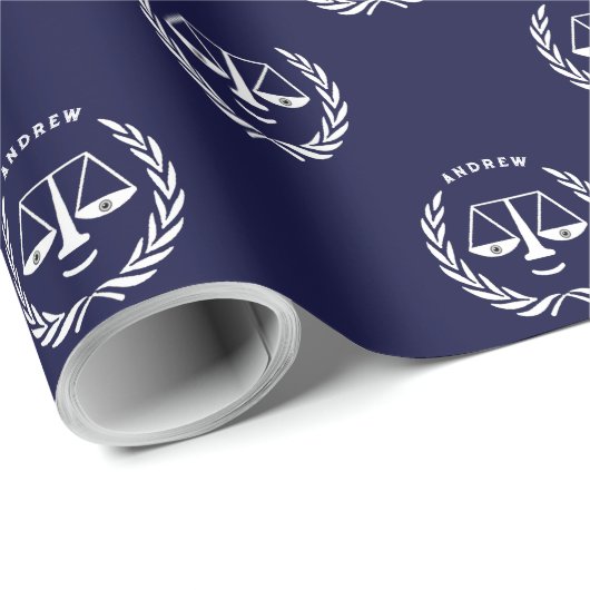 Anwaltsgeschenk Geschenkpapier (Rolleneckpunkt)