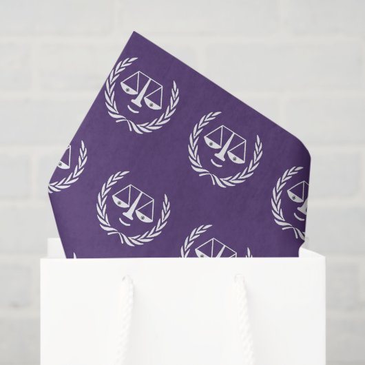 Anwaltsgeschenk Lila Seidenpapier (Geschenktüte)